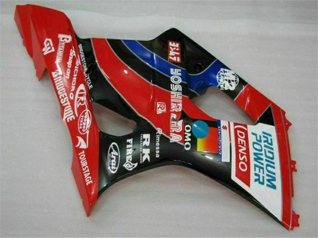 Red Black Blue Yoshimura 2003-2004 Suzuki GSXR 1000 Motorcycle Fairings
