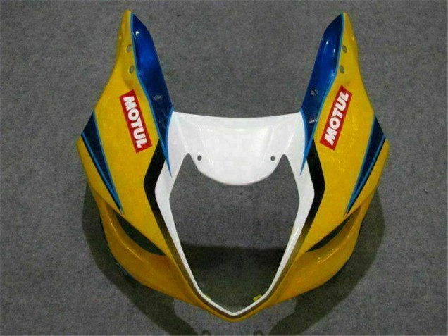 Yellow Blue White Red Corona Motul 2003-2004 Suzuki GSXR 1000 Motorcycle Fairings