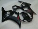 Glossy Black Matte Black Red Decals 2003-2004 Yamaha YZF R6 Motorcycle Fairings