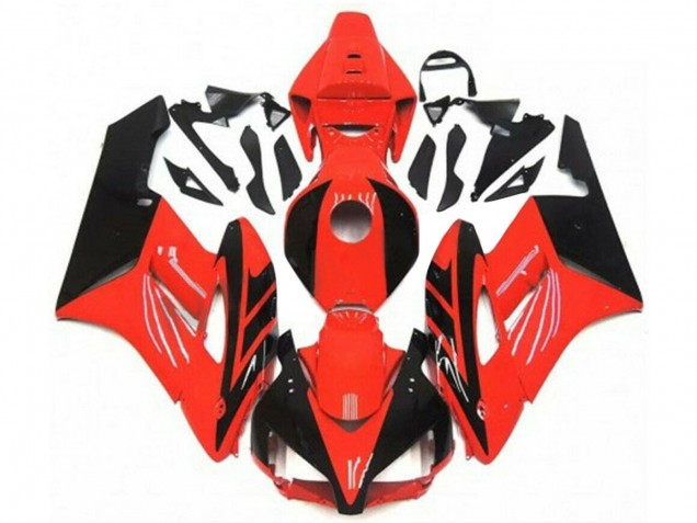 Red Glossy Black 2004-2005 Honda CBR1000RR Motorcycle Fairings