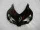 Glossy Black Red Flame 2004-2005 Honda CBR1000RR Motorcycle Fairings