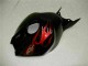 Glossy Black Red Flame 2004-2005 Honda CBR1000RR Motorcycle Fairings