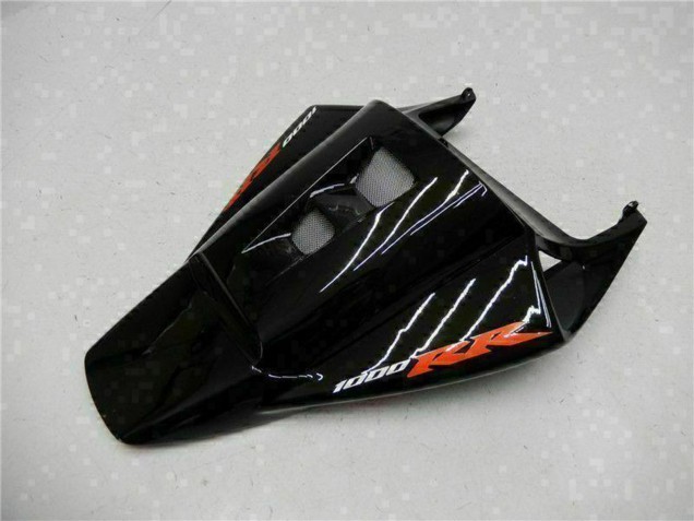 Glossy Black Red Flame 2004-2005 Honda CBR1000RR Motorcycle Fairings