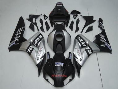 Silver Glossy Black Repsol 2004-2005 Honda CBR1000RR Motorcycle Fairings