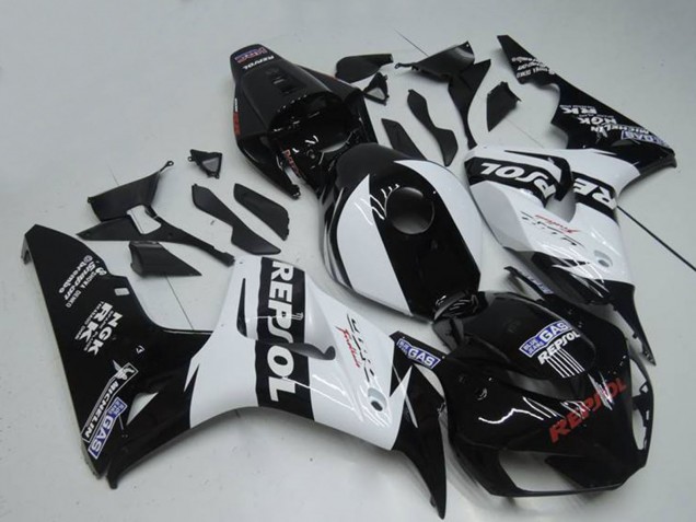 White Glossy Black Repsol 2004-2005 Honda CBR1000RR Motorcycle Fairings
