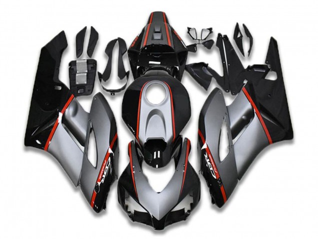 Grey Red Glossy Black 2004-2005 Honda CBR1000RR Motorcycle Fairings