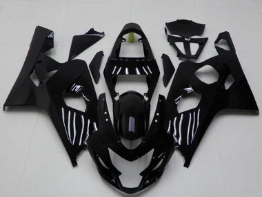 Glossy Black 2004-2005 Suzuki GSXR 600/750 Motorcycle Fairings