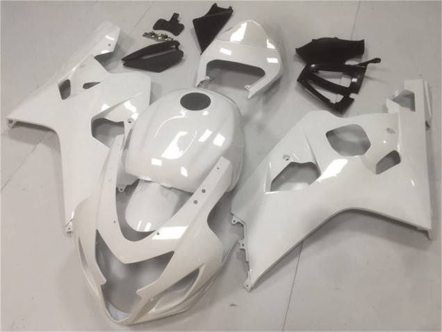 Glossy White 2004-2005 Suzuki GSXR 600/750 Motorcycle Fairings