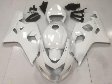 Glossy White 2004-2005 Suzuki GSXR 600/750 Motorcycle Fairings
