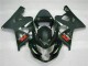 Glossy Black Matte Black Red Decal 2004-2005 Suzuki GSXR 600/750 Motorcycle Fairings