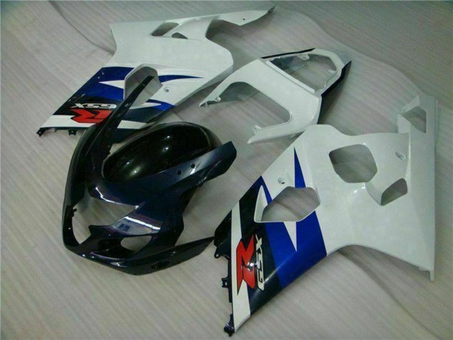 White Blue Glossy Black Red 2004-2005 Suzuki GSXR 600/750 Motorcycle Fairings