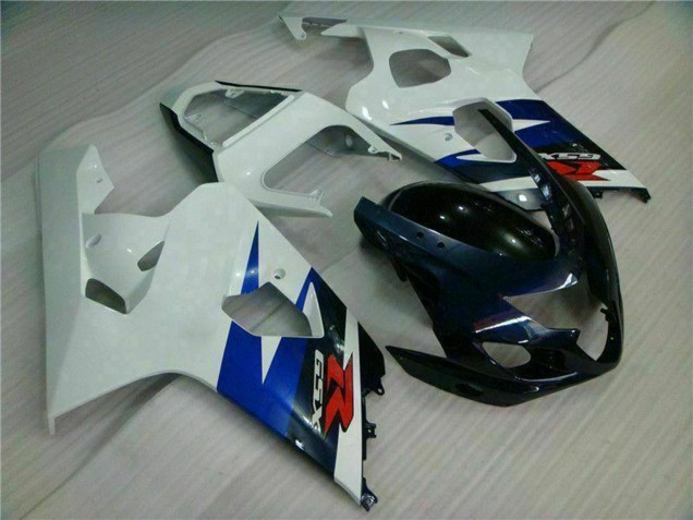 White Blue Glossy Black Red 2004-2005 Suzuki GSXR 600/750 Motorcycle Fairings