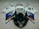 White Blue Glossy Black Red 2004-2005 Suzuki GSXR 600/750 Motorcycle Fairings