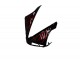 Glossy Black Red Flame 2004-2006 Yamaha YZF R1 Motorcycle Fairings