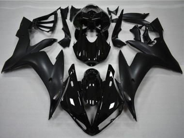 Glossy Black Matte Black 2004-2006 Yamaha YZF R1 Motorcycle Fairings