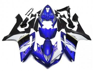Blue White Black 2004-2006 Yamaha YZF R1 Motorcycle Fairings