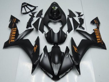 Matte Black Orange 2004-2006 Yamaha YZF R1 Motorcycle Fairings