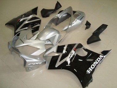 Silver Glossy Black 2004-2007 Honda CBR600 F4i Motorcycle Fairing