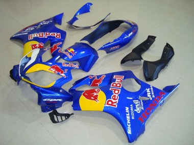 Blue Yellow Red Bull 2004-2007 Honda CBR600 F4i Motorcycle Fairings