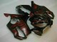 Glossy Black Red Flame 2004-2007 Honda CBR600 F4i Motorcycle Fairings