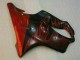 Glossy Black Red Flame 2004-2007 Honda CBR600 F4i Motorcycle Fairings