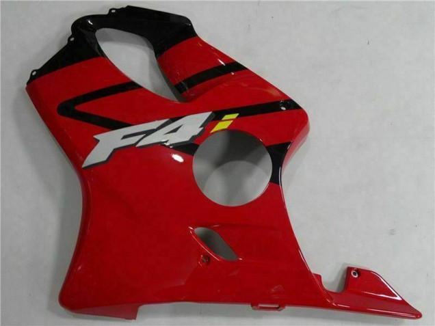 Red Glossy Black 2004-2007 Honda CBR600 F4i Bike Fairings