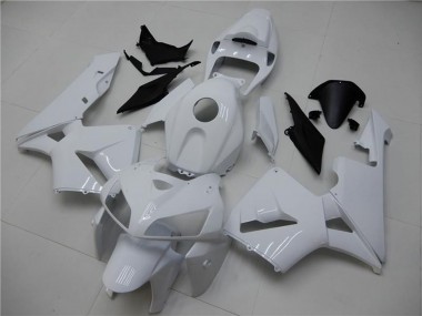 Glossy White 2005-2006 Honda CBR600RR Motorcycle Fairings