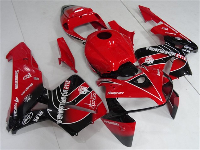 Red Black 2005-2006 Honda CBR600RR Motorcycle Fairings Kit