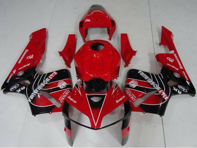 Red Black 2005-2006 Honda CBR600RR Motorcycle Fairings Kit