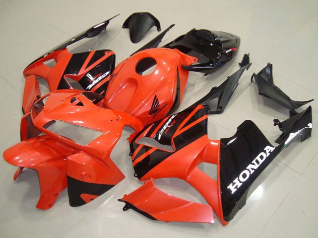 Orange Black 2005-2006 Honda CBR600RR Motorcycle Fairings