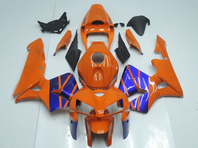 Orange Blue 2005-2006 Honda CBR600RR Motorcycle Fairings