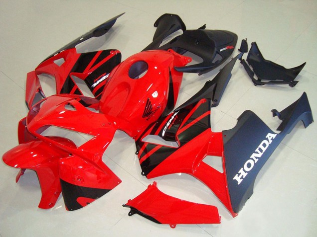 Red Black 2005-2006 Honda CBR600RR Motorcycle Fairing Kits