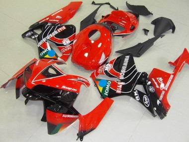 Red Blue Yellow Glossy Black JOMO 2005-2006 Honda CBR600RR Motorcycle Fairings