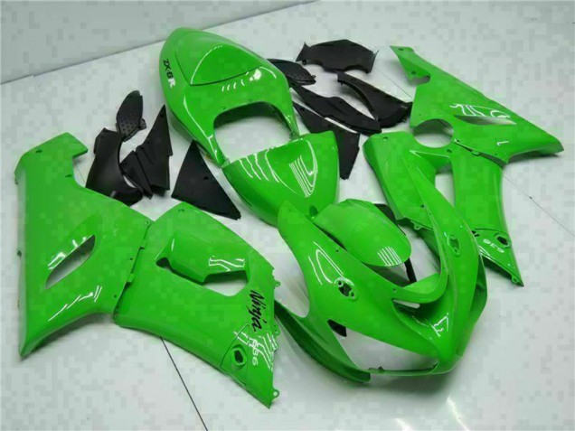 Green 2005-2006 Kawasaki ZX6R Motorcycle Fairing