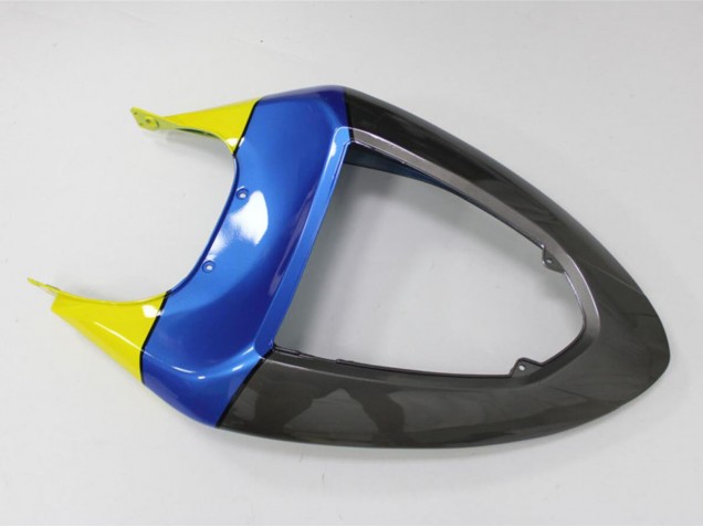 Blue Yellow Black Shark 2005-2006 Kawasaki ZX6R Motorcycle Fairings