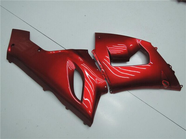 Candy Red 2005-2006 Kawasaki ZX6R Motorcycle Fairings