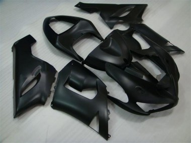 Matte Black 2005-2006 Kawasaki ZX6R Motorcycle Fairings