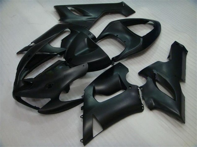 Matte Black 2005-2006 Kawasaki ZX6R Motorcycle Fairings