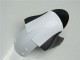 White Glossy Black 2005-2006 Kawasaki ZX6R Motorcycle Fairings