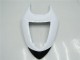 White Glossy Black 2005-2006 Kawasaki ZX6R Motorcycle Fairings
