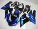 Blue Glossy Black 2005-2006 Kawasaki ZX6R Motorcycle Fairing Kits