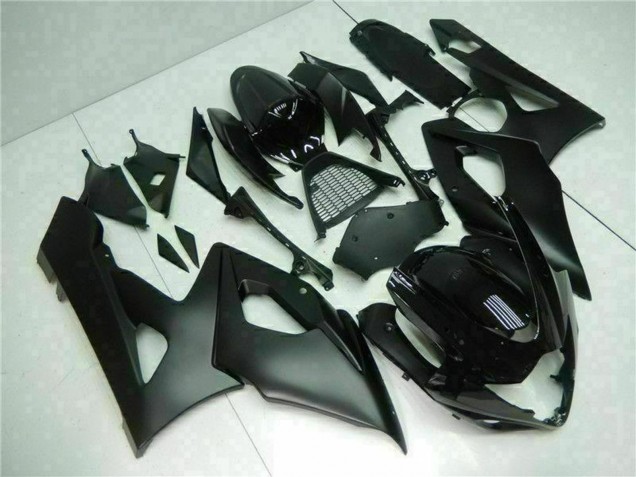 Glossy Black Matte Black 2005-2006 Suzuki GSXR 1000 Bike Fairings