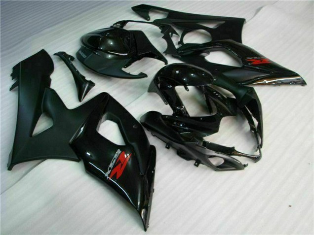 Glossy Black Matte Black Red 2005-2006 Suzuki GSXR 1000 Motorcycle Fairing