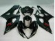Glossy Black Matte Black Red 2005-2006 Suzuki GSXR 1000 Motorcycle Fairing