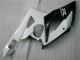 White Glossy Black 2005-2006 Suzuki GSXR 1000 Motorcycle Fairings