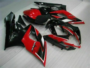 Red Glossy Black Matte Black 2005-2006 Suzuki GSXR 1000 Motorcycle Fairings