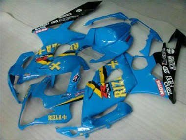 Blue Gold Black Rizla 2005-2006 Suzuki GSXR 1000 Motorcycle Fairings