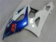 White Blue Glossy Black 2005-2006 Suzuki GSXR 1000 Motorcycle Fairing Kits