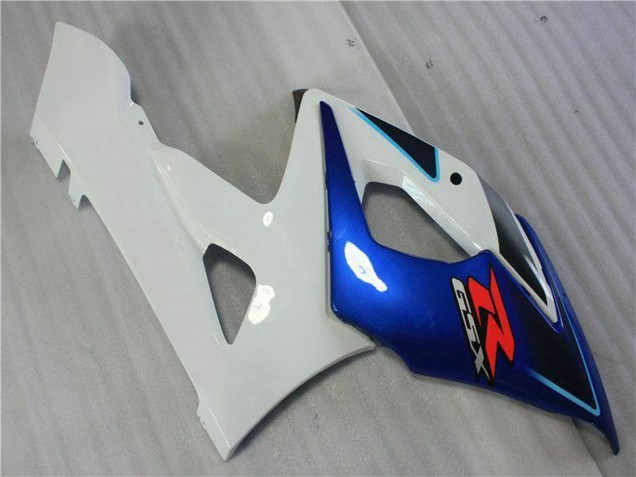 White Blue Glossy Black 2005-2006 Suzuki GSXR 1000 Motorcycle Fairing Kits