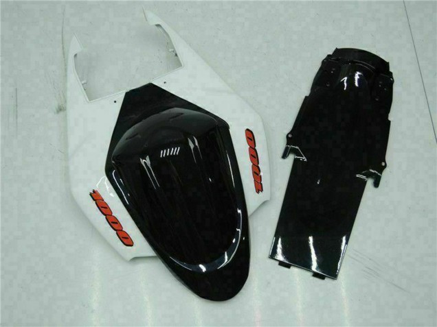 White Blue Glossy Black 2005-2006 Suzuki GSXR 1000 Motorcycle Fairing